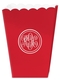 Double Circle Monogram Mini Popcorn Boxes Image 1 of 5
